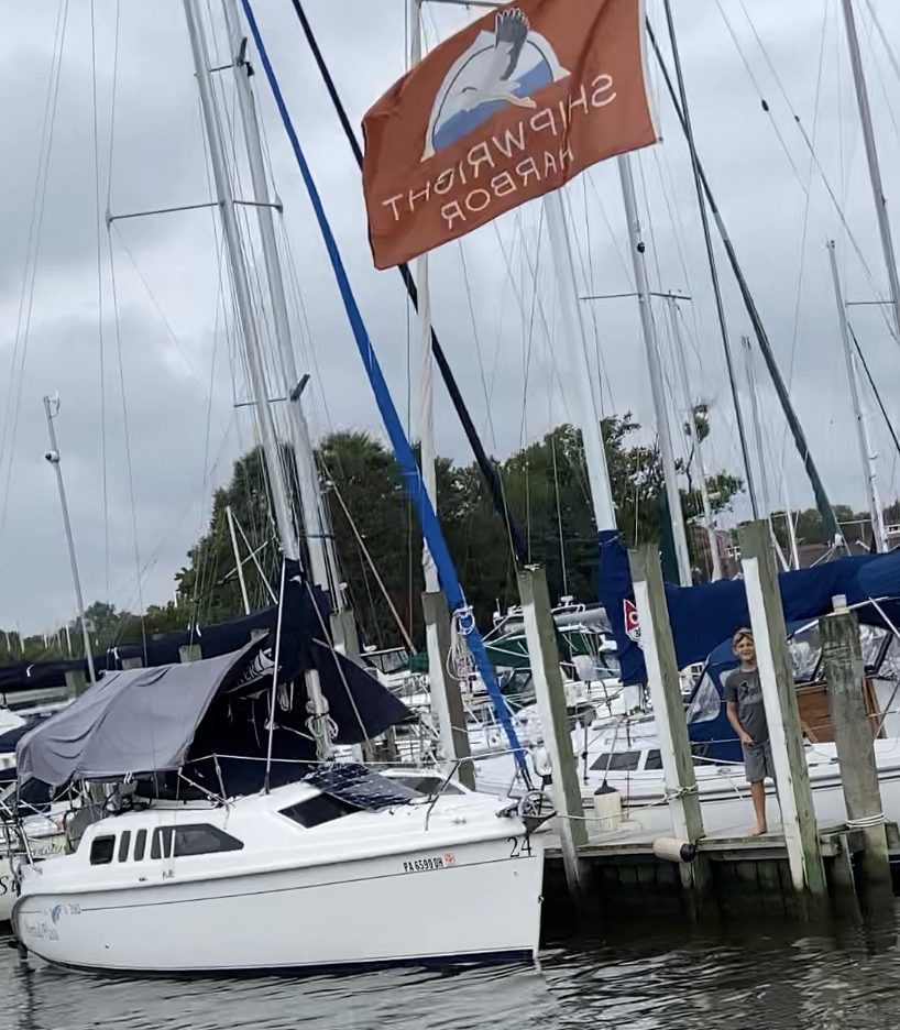 Leaving the dock