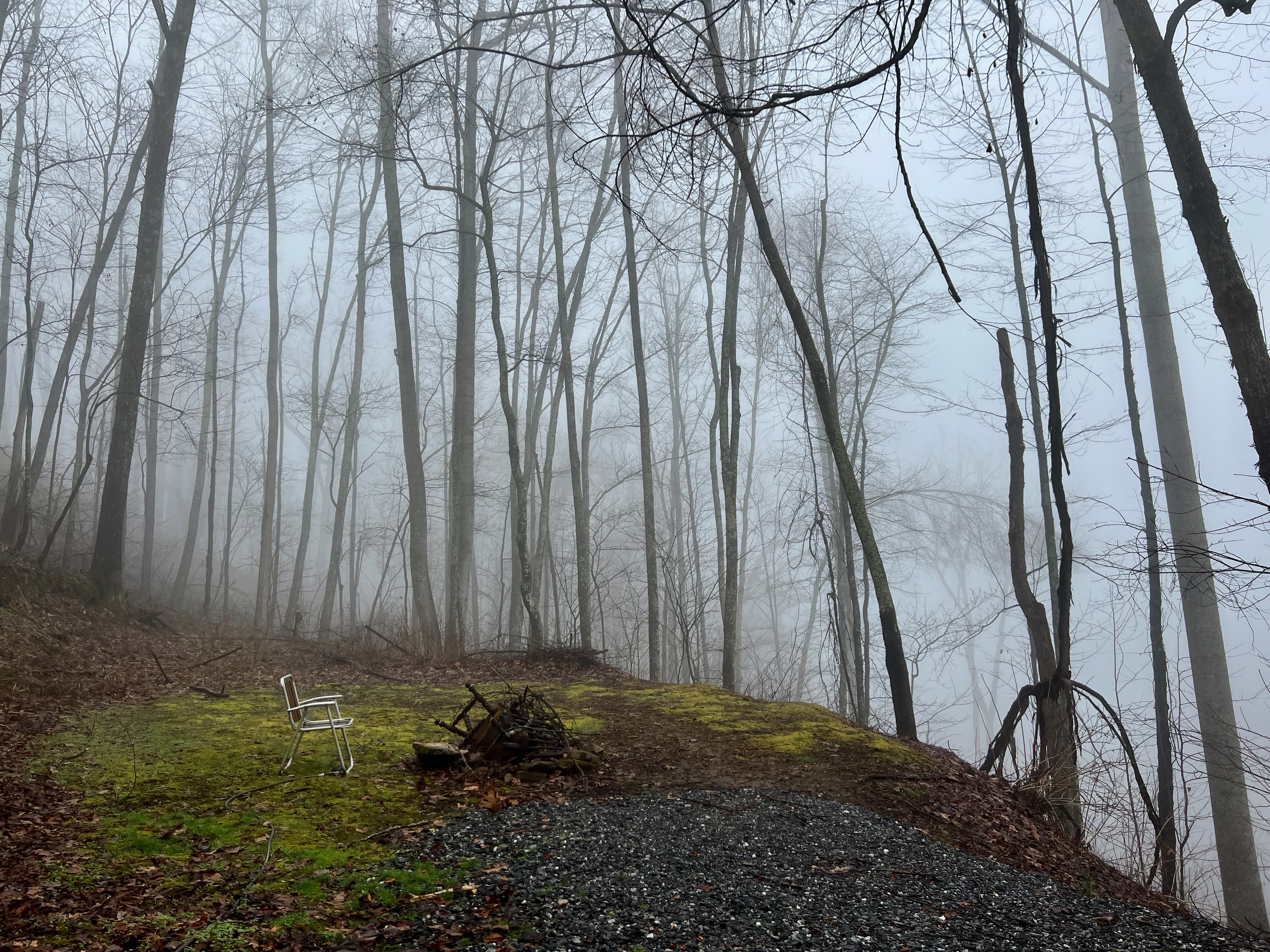 Chair in the mist