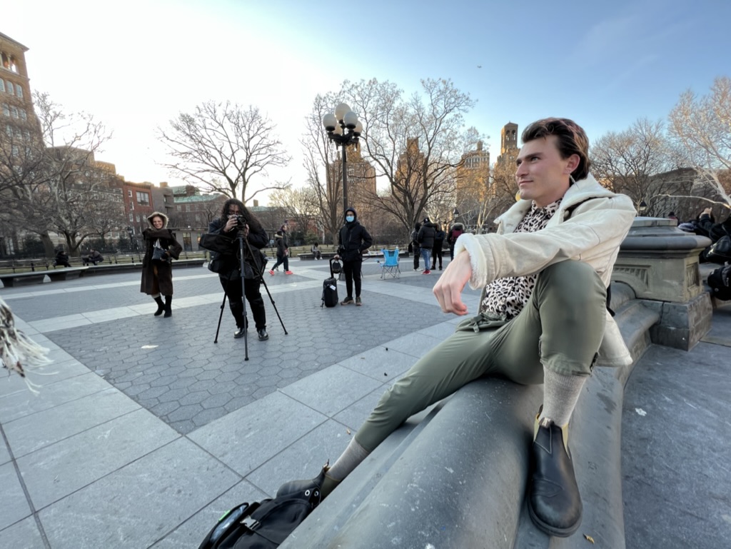 Stacey in Washington Square Park